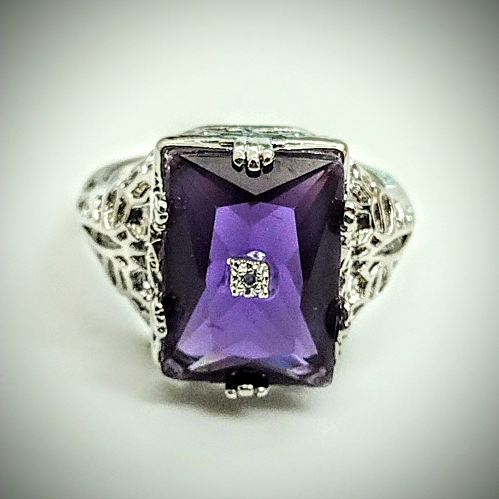 New Purple Stone Ring